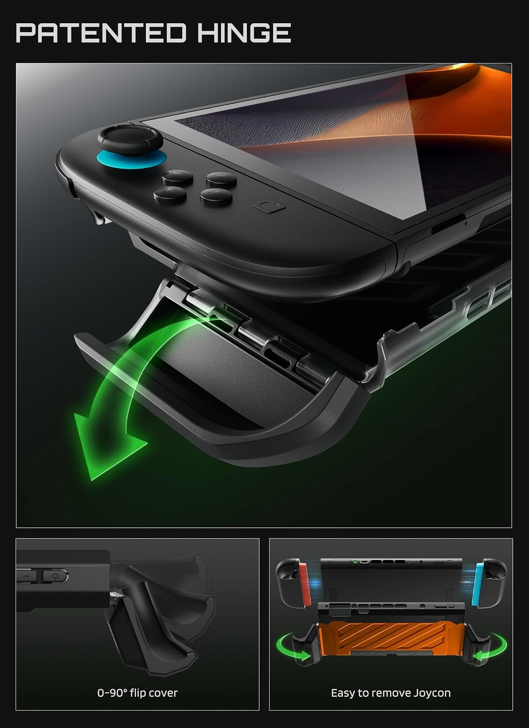 FUNDA SUPCASE UNICORN BEETLE PRO PARA NINTENDO SWITCH 2 2025 CORAL - 3