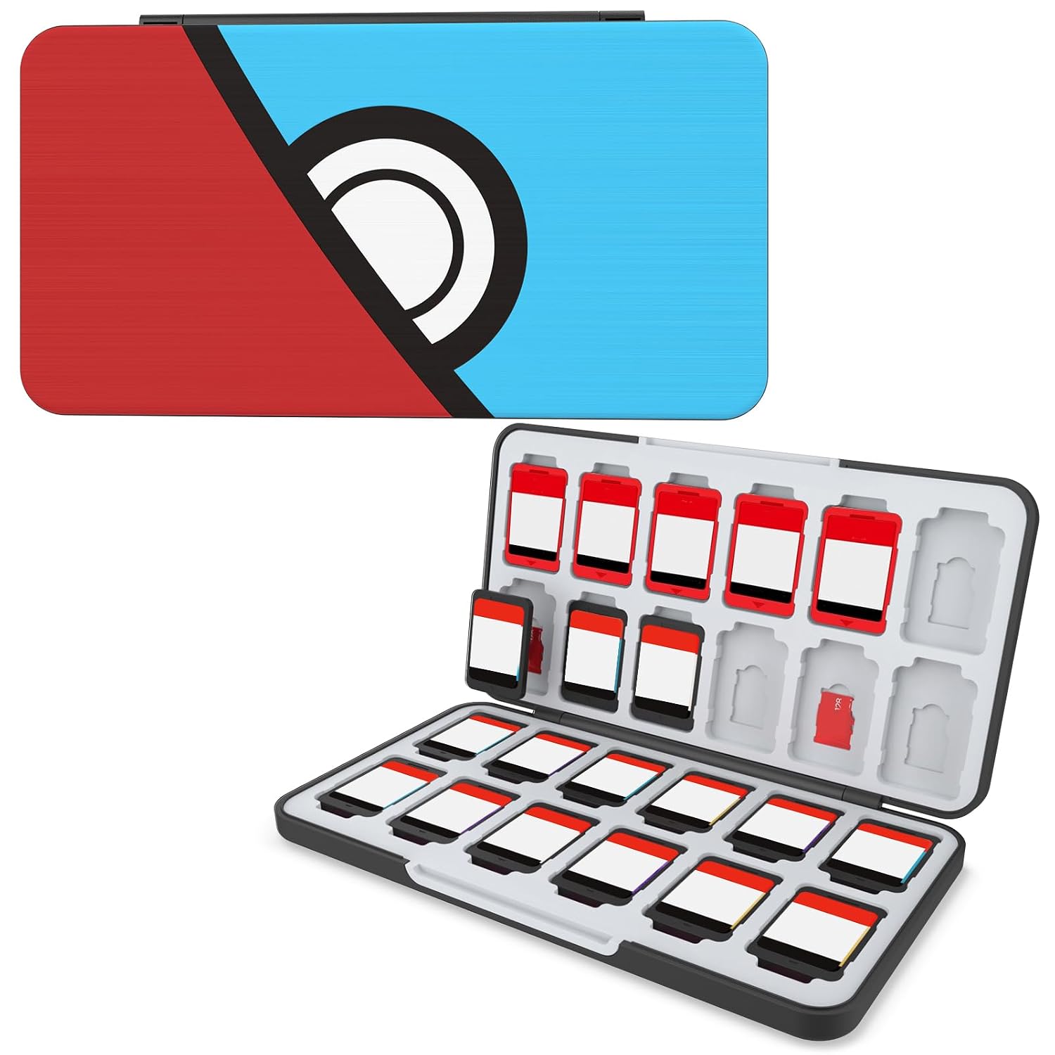 ESTUCHE PARA TARJETAS DE JUEGO HEIYING COMPATIBLE CON NINTENDO SWITCH 2 Y MICRO SD - 1