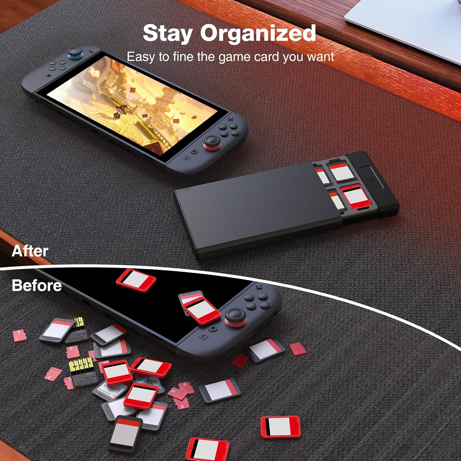 ESTUCHE PARA TARJETAS DE JUEGO HEIYING SWITCH GAME CARD CASE PARA NINTENDO SWITCH 2 - 5