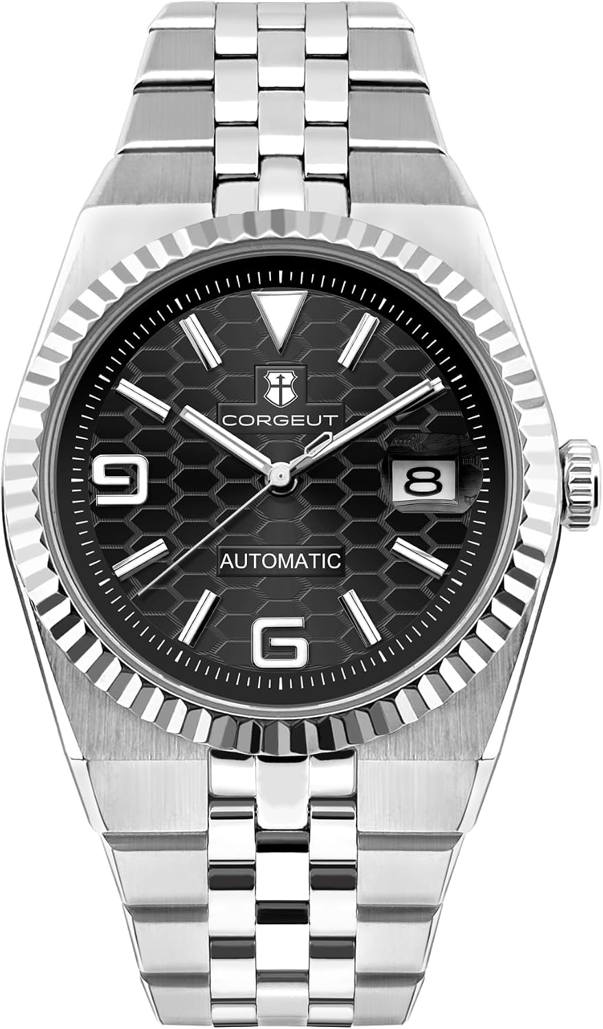 RELOJ DE PULSERA CORGEUT AUTOMATIC DIVER 40MM CRISTAL ZAFIRO NEGRO - 1