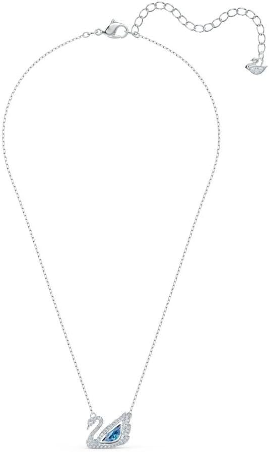 COLLAR SWAROVSKI DANCING SWAN CON ACABADO EN RODIO - 2