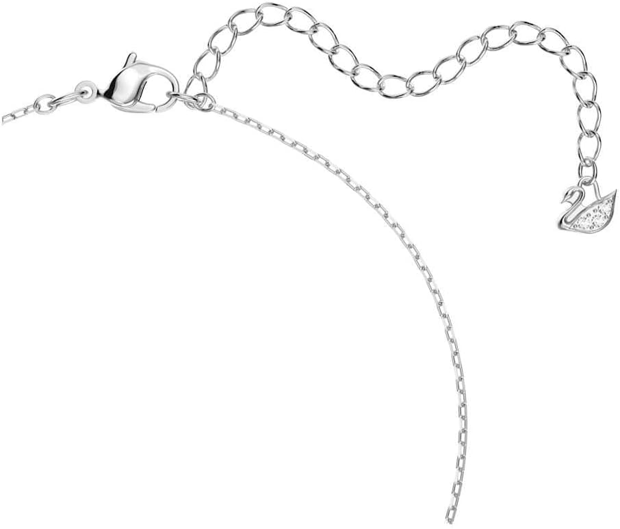 COLLAR SWAROVSKI DANCING SWAN CON ACABADO EN RODIO - 3