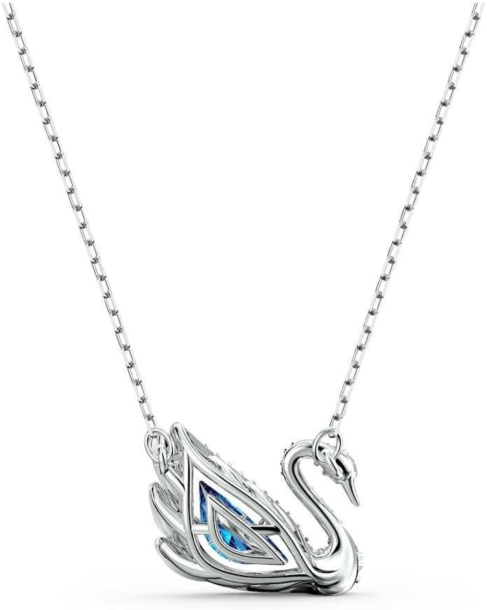 COLLAR SWAROVSKI DANCING SWAN CON ACABADO EN RODIO - 5
