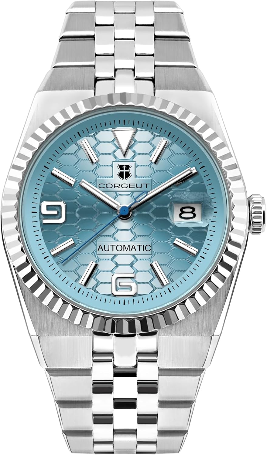 RELOJ DE PULSERA CORGEUT AUTOMATIC DIVER 40MM CRISTAL ZAFIRO 100M RESISTENTE AL AGUA ESFERA LUMINOSA - 1