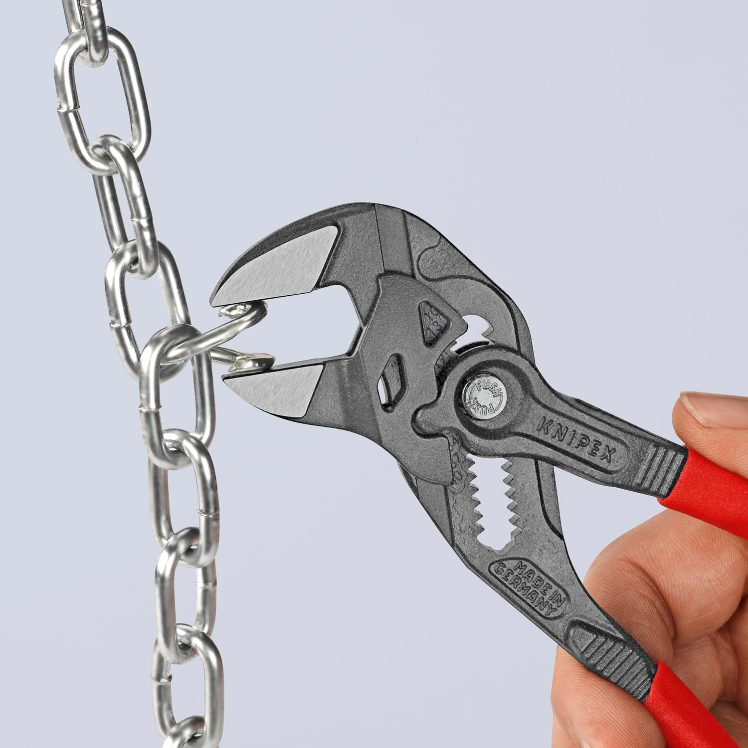 ALICATE CAIMÁN KNIPEX 8601180 7 1/4 PULGADAS ACABADO NEGRO - 5