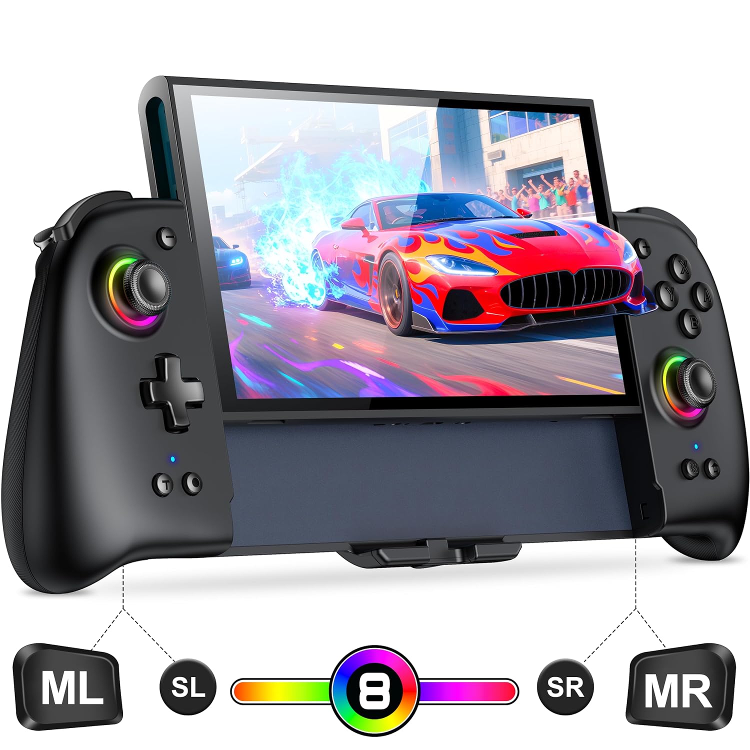 CONTROL INALÁMBRICO GAMMEEFY JC400 GEN 2 PARA SWITCH 2 CON JOYSTICKS HALL EFFECT - 1