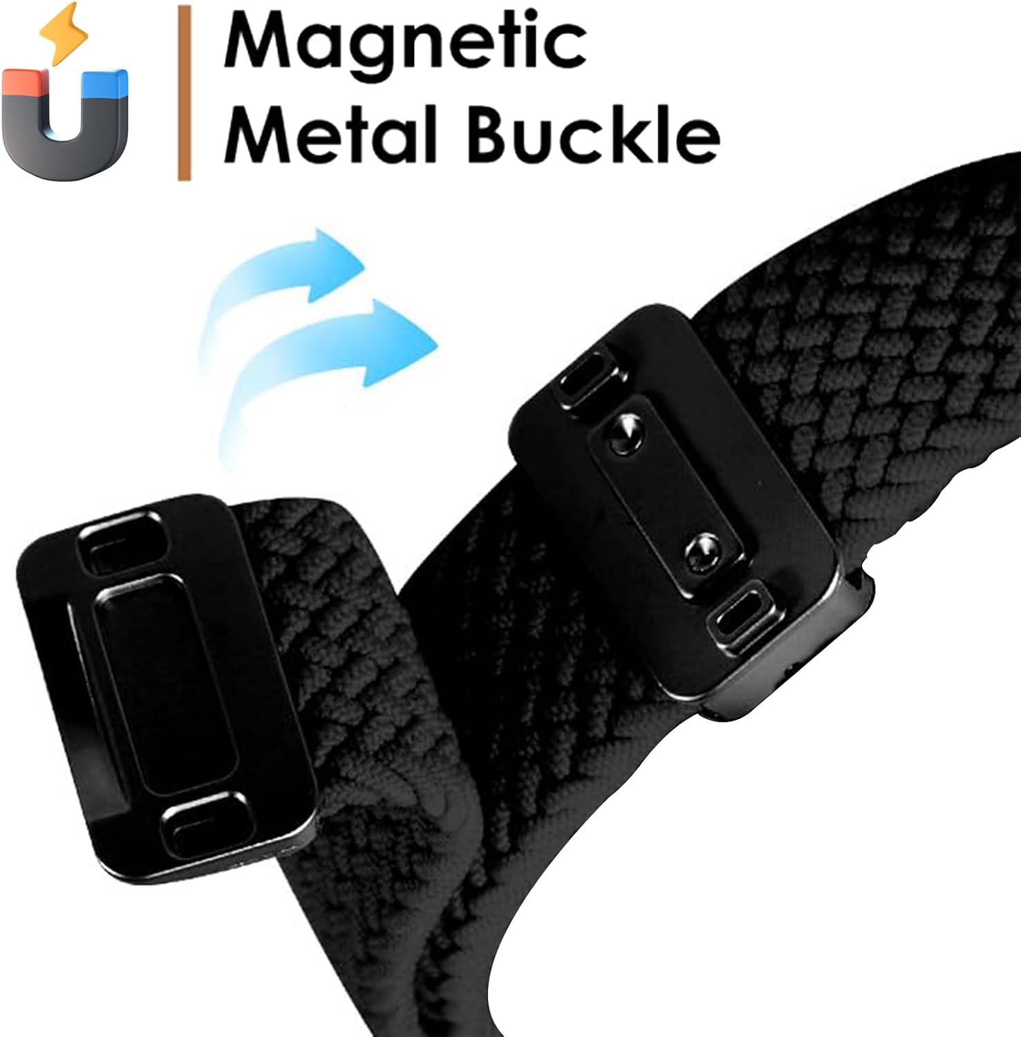 PULSERAS DE NYLON MAGNÉTICAS HARIKIRI PARA COROS PACE 4/3/APEX 2 PRO/APEX PRO/APEX 46MM 2 UNIDADES - 3