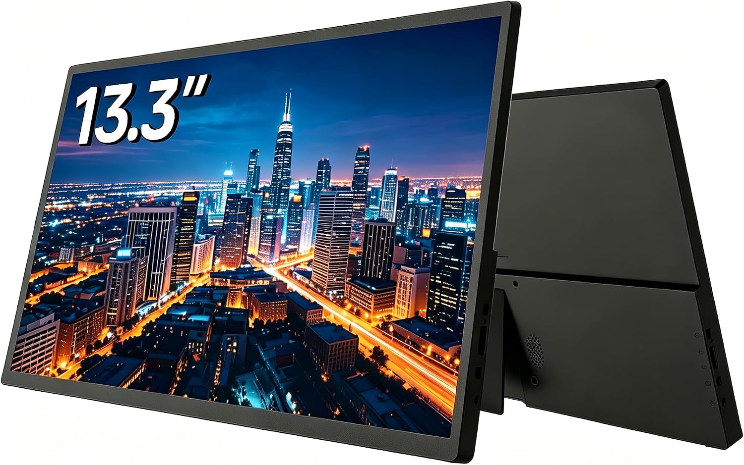 MONITOR PORTÁTIL JUSTTHINK 13.3 PULGADAS HDMI USB-C - 1