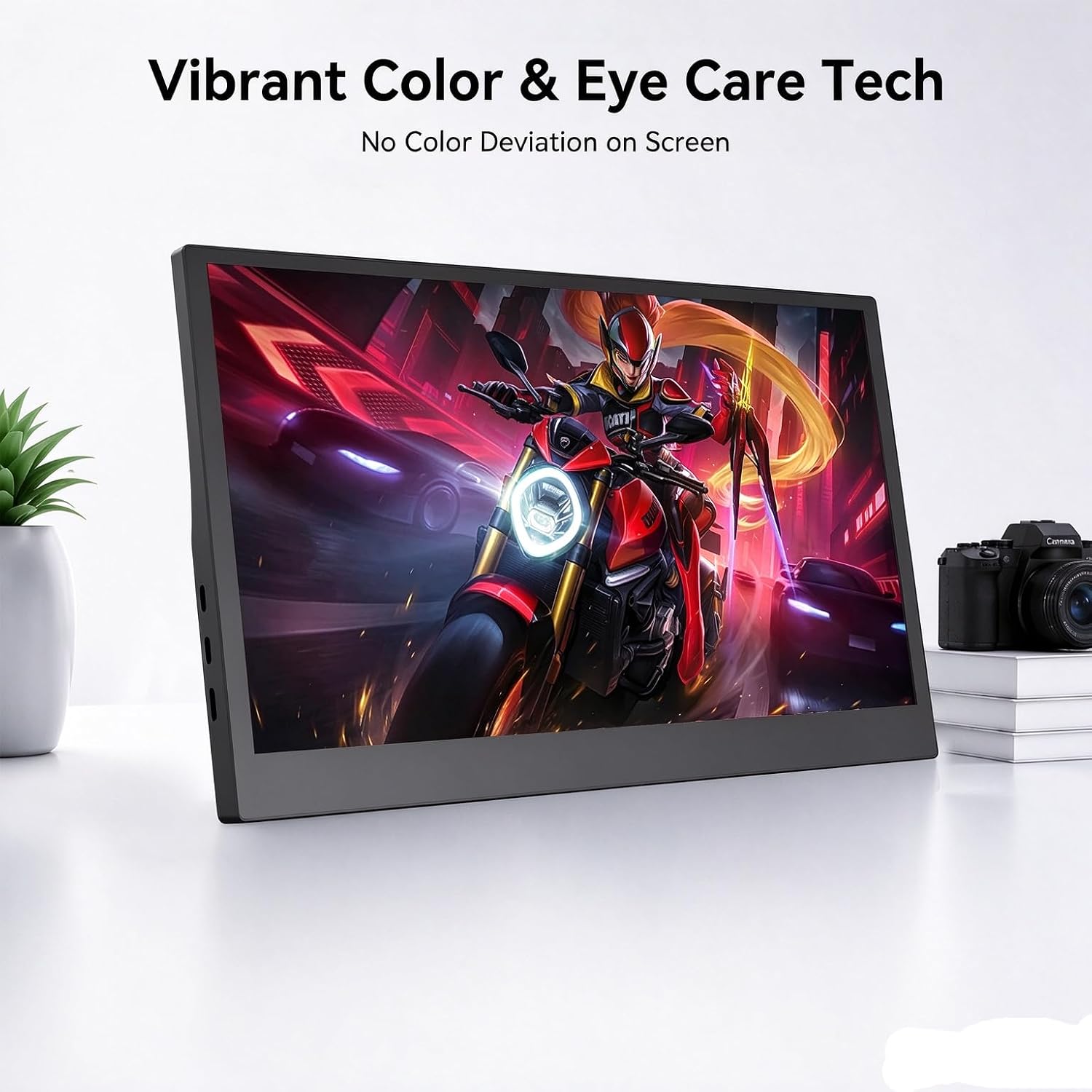 MONITOR PORTÁTIL JUSTTHINK 13.3 PULGADAS HDMI USB-C - 3