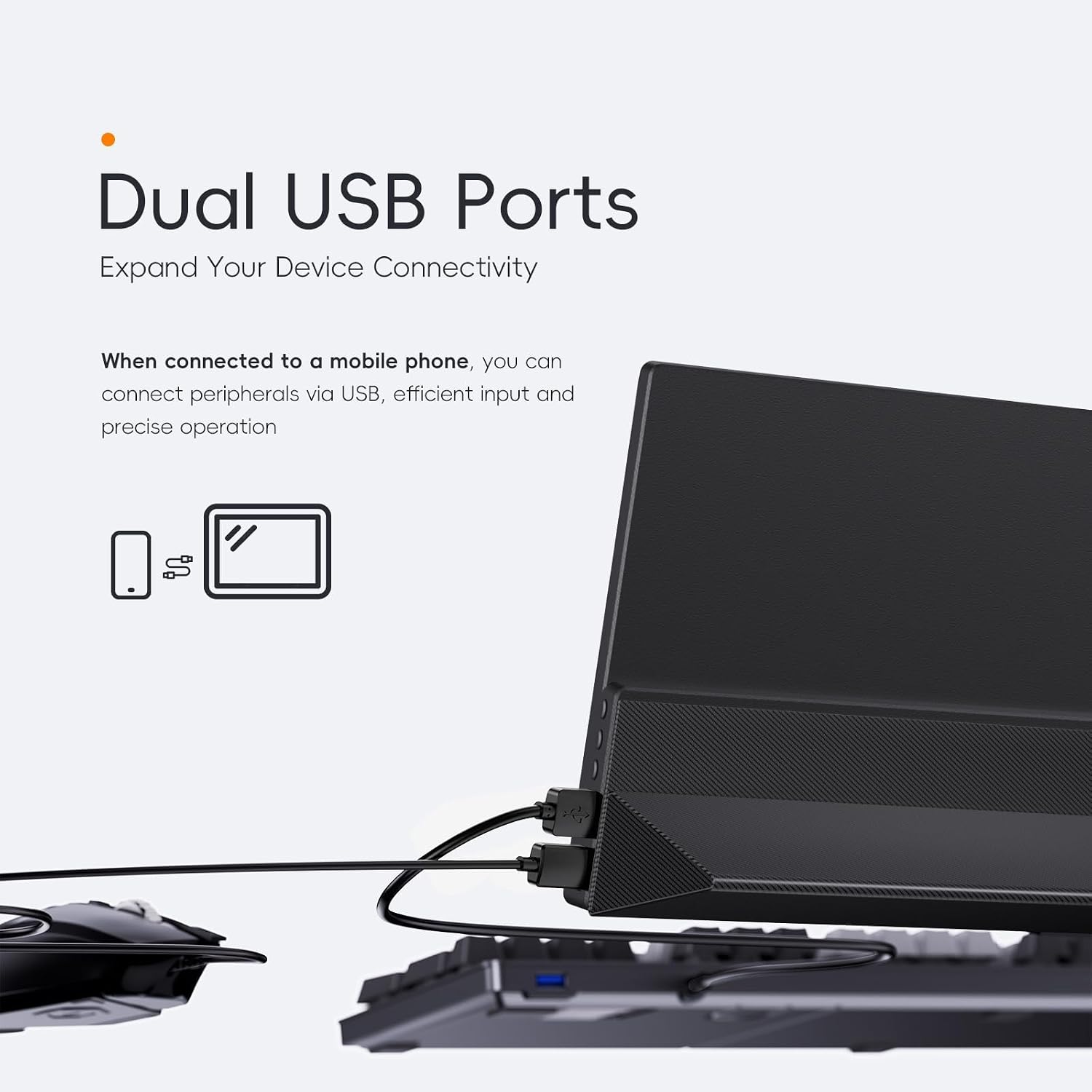 MONITOR PORTÁTIL JUSTTHINK 11.6 PULGADAS ULTRA DELGADO - 5