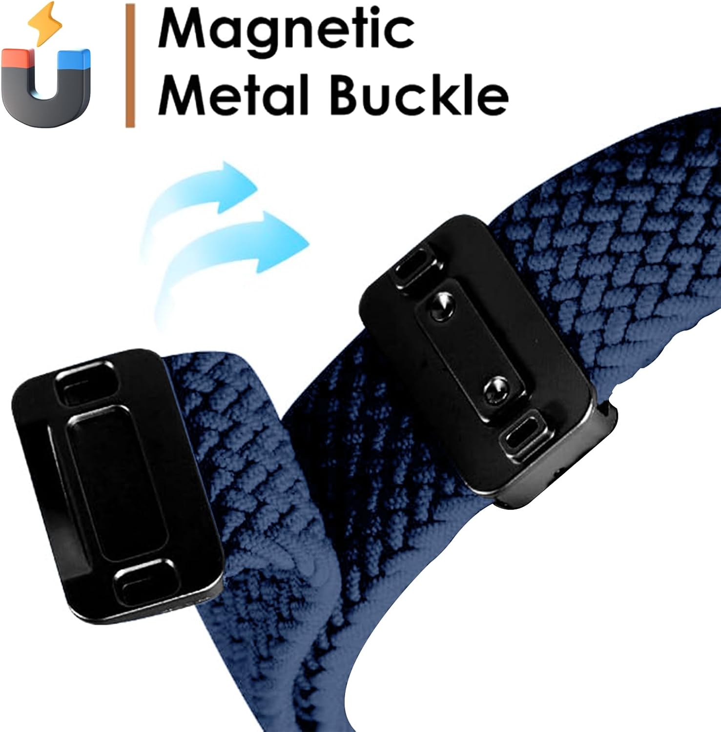 PULSERAS DE NYLON MAGNÉTICAS HARIKIRI PARA COROS PACE 4/3/APEX 2 PRO/APEX PRO/APEX 46MM 2 UNIDADES - 3
