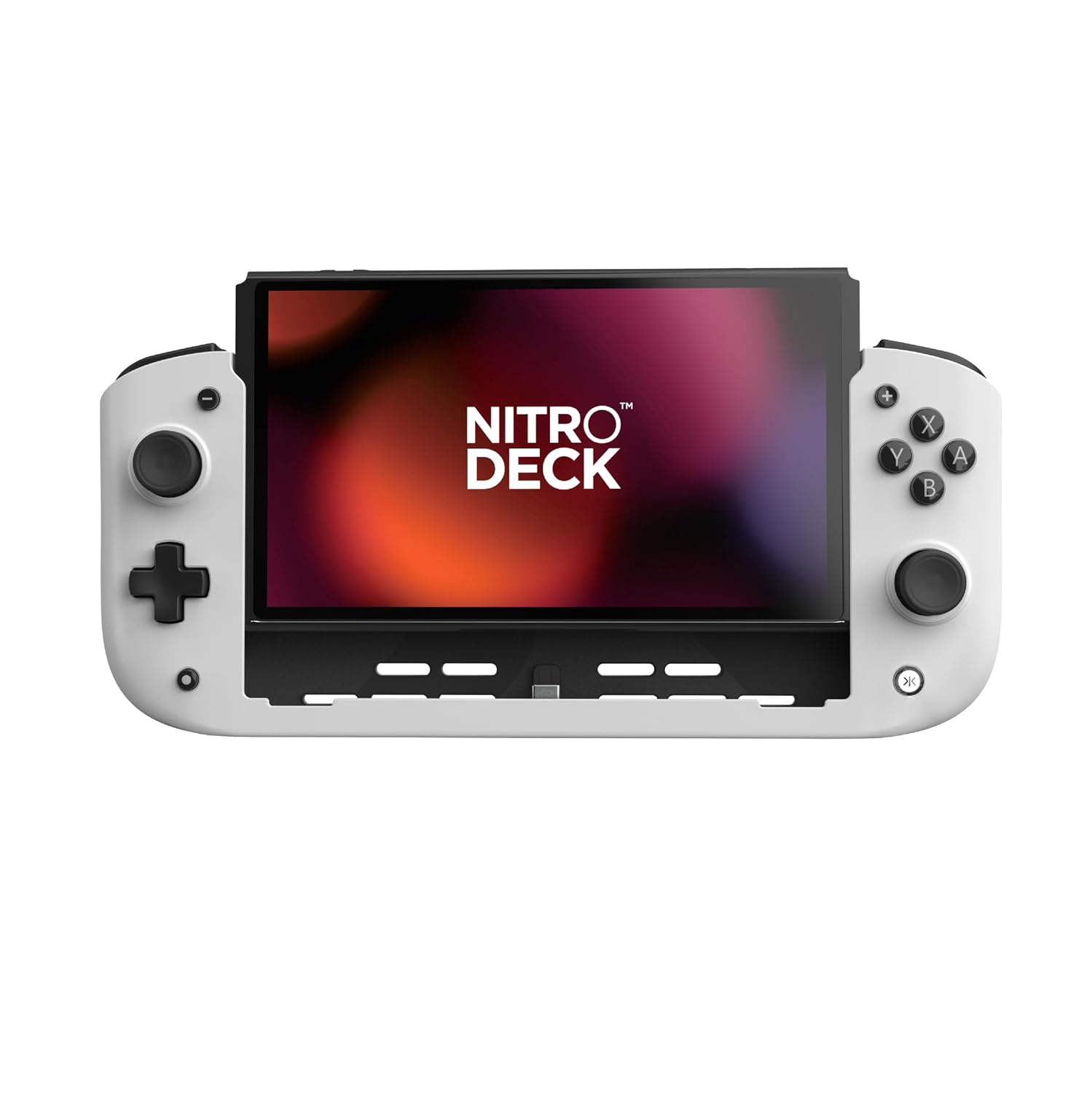 MANDO PROFESIONAL CRKD NITRO DECK PARA NINTENDO SWITCH Y SWITCH OLED BLANCO - 1