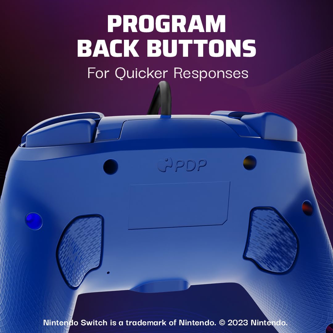 CONTROL PARA NINTENDO SWITCH PDP AFTERGLOW WAVE WIRED RGB - 3