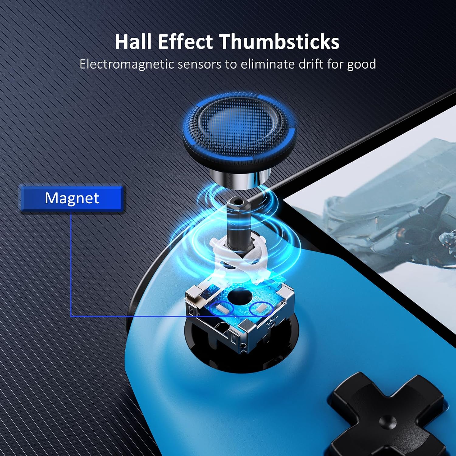 MANDO NEXIGO HALL EFFECT GRIPCON CLASSIC PARA NINTENDO SWITCH/SWITCH OLED - 2