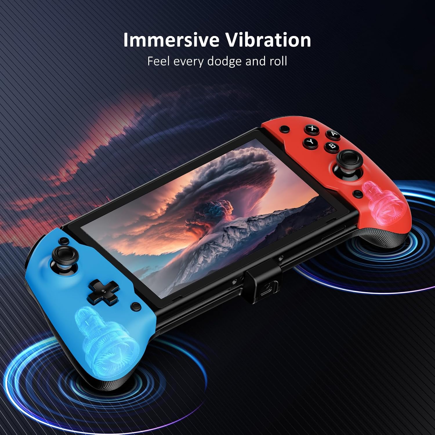 MANDO NEXIGO HALL EFFECT GRIPCON CLASSIC PARA NINTENDO SWITCH/SWITCH OLED - 5