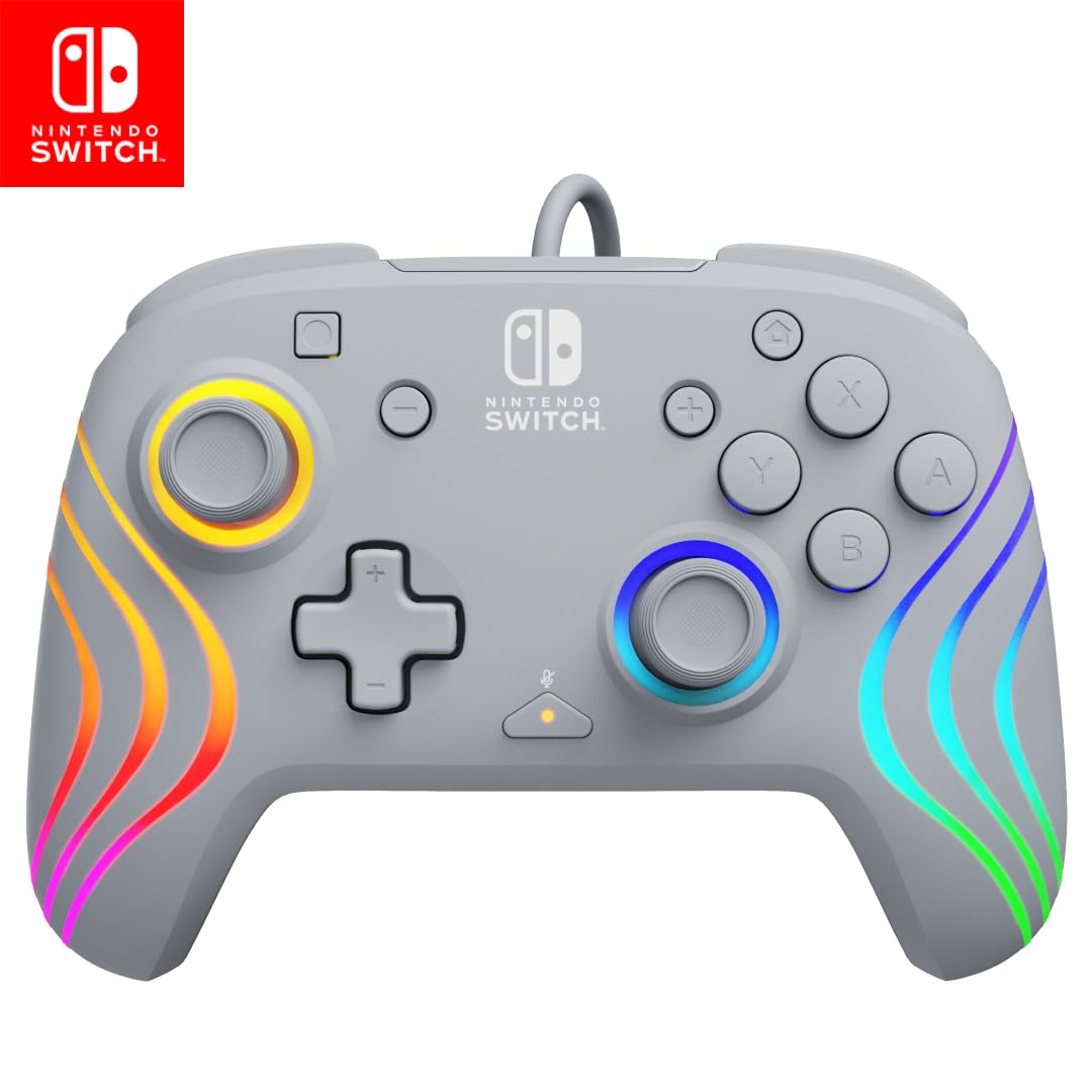 CONTROL PARA NINTENDO SWITCH PDP AFTERGLOW WAVE WIRED RGB - 1
