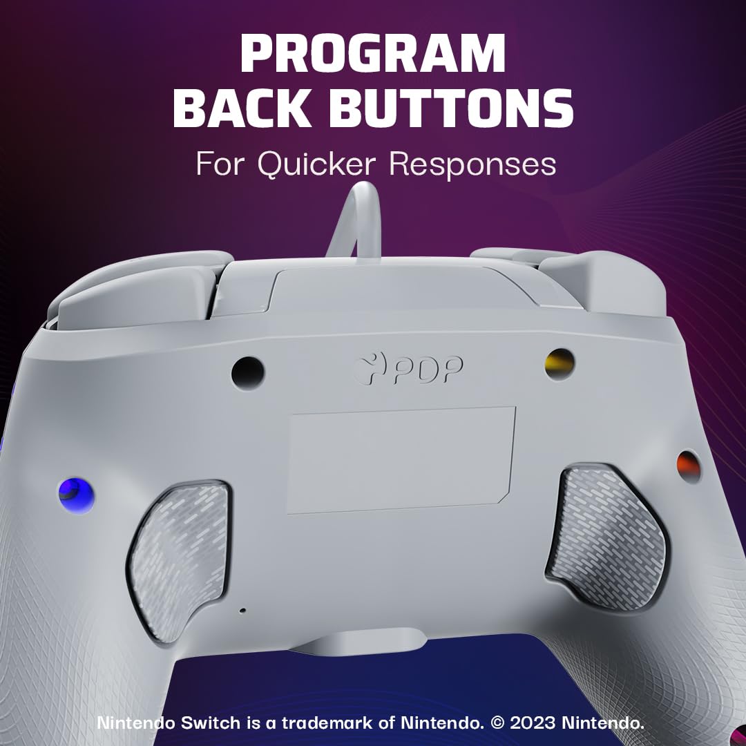 CONTROL PARA NINTENDO SWITCH PDP AFTERGLOW WAVE WIRED RGB - 3