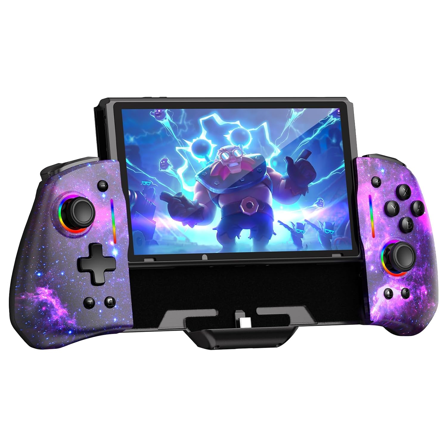 MANDO NEXIGO HALL EFFECT GRIPCON PARA SWITCH/SWITCH OLED COSMIC NEBULA - 1