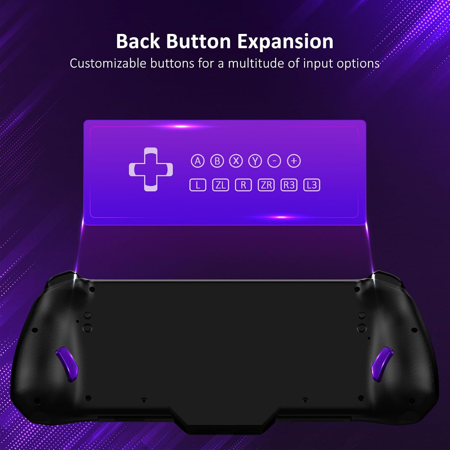 MANDO NEXIGO HALL EFFECT GRIPCON PARA SWITCH/SWITCH OLED COSMIC NEBULA - 5