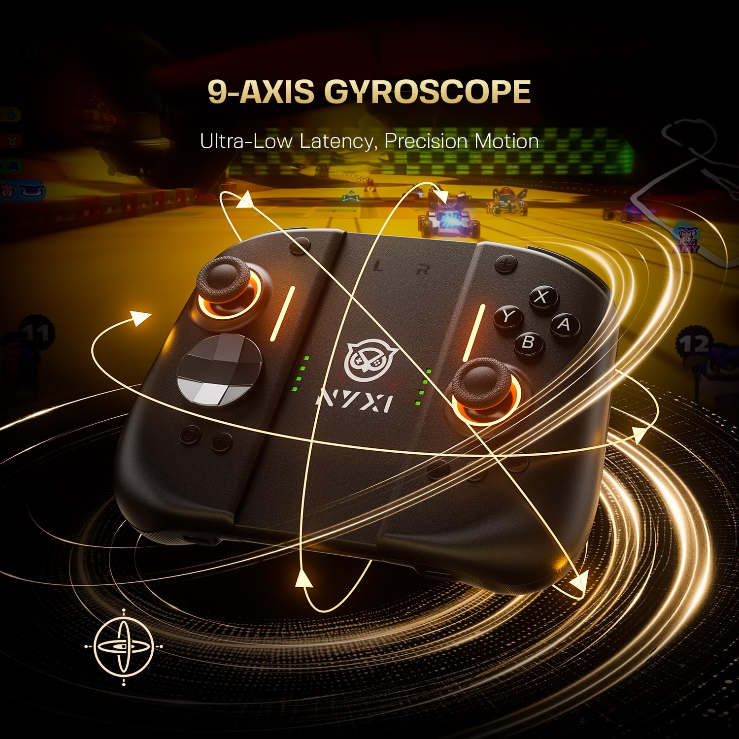 MANDO NYXI HYPERION 3 PARA SWITCH 2 INALÁMBRICO CON GIROSCOPIO 9 EJES Y BOTONES MECÁNICOS - 2