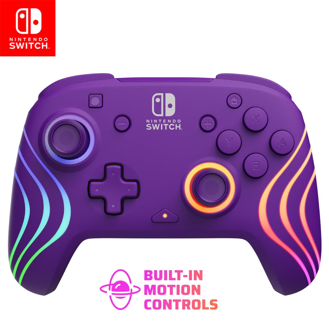 MANDO INALÁMBRICO PDP AFTERGLOW WAVE RGB PARA NINTENDO SWITCH 2 - 1