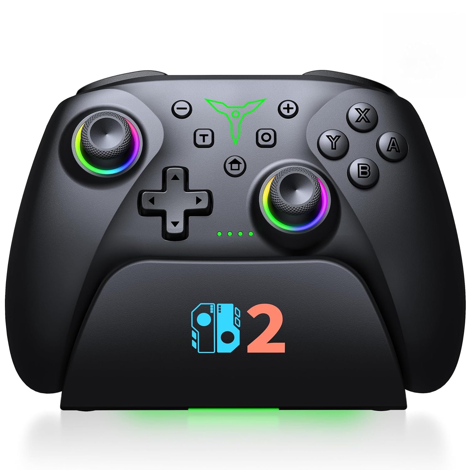 MANDO SPICAN SWITCH 2 PARA NINTENDO SWITCH 2/SWITCH/OLED/LITE CON BASE DE CARGA Y RGB - 1