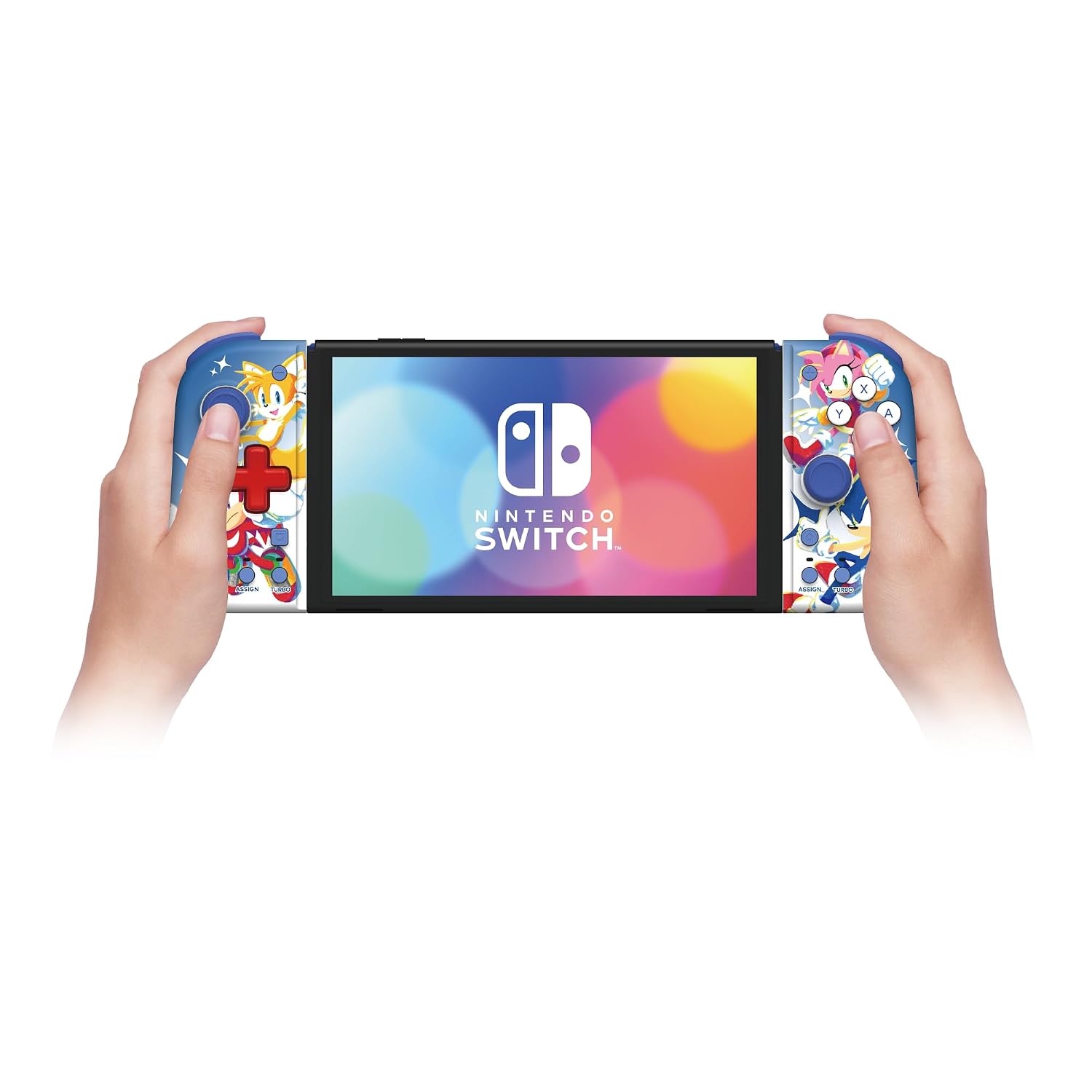 MANDO HORI NINTENDO SWITCH SPLIT PAD COMPACT EDICIÓN SONIC THE HEDGEHOG - 5