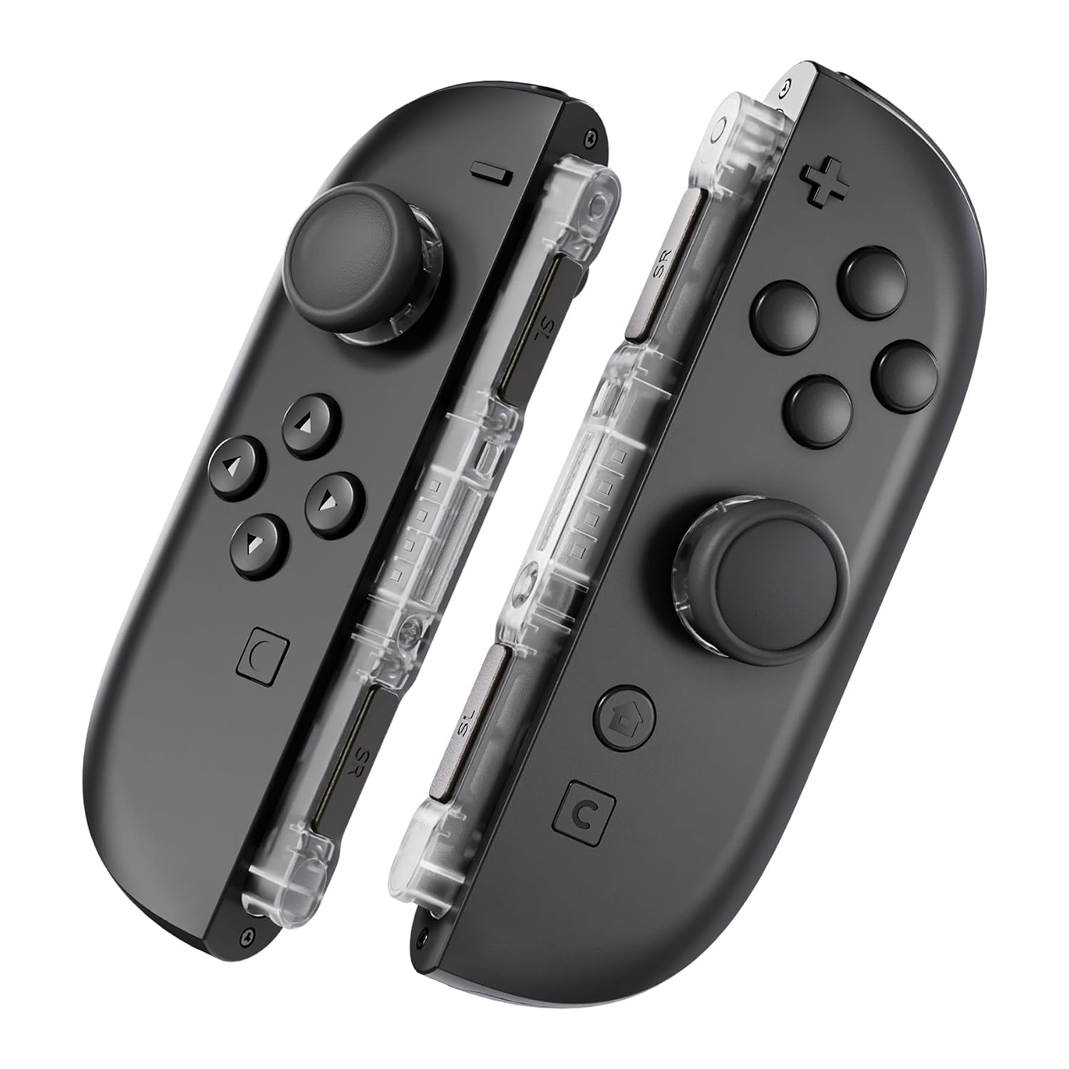 ACCESORIOS DE REEMPLAZO EXTREMERATE PARA NINTENDO SWITCH 2 JOYSTICK 3D Y BOTONES LATERALES TRANSPARENTE - 3