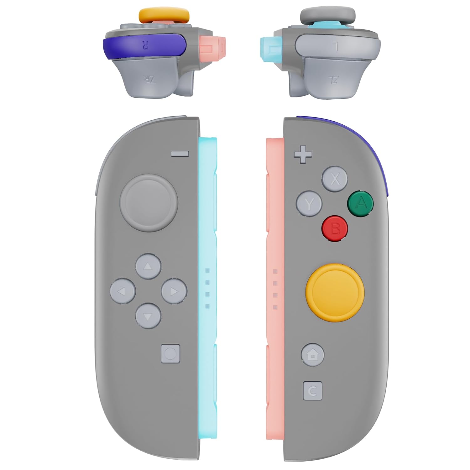 SET COMPLETO DE BOTONES DE REEMPLAZO EXTREMERATE PARA SWITCH 2 JOYCON - 1