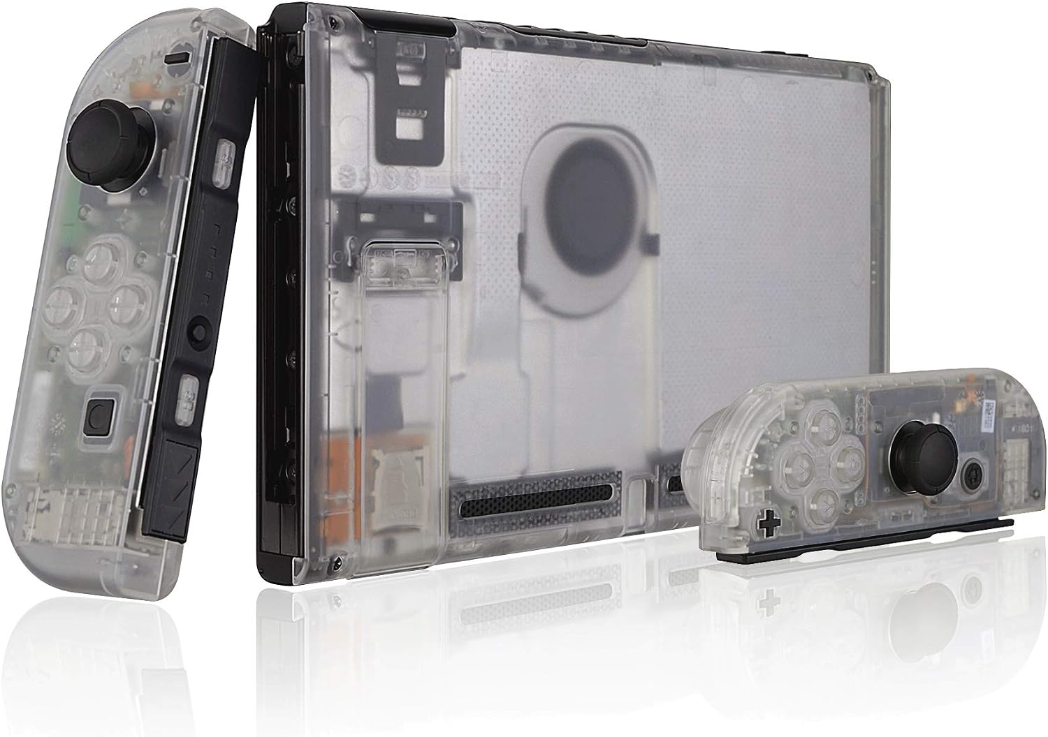 CARCASA Y BOTONES DE REEMPLAZO EXTREMERATE PARA NINTENDO SWITCH TRANSPARENTE - 3