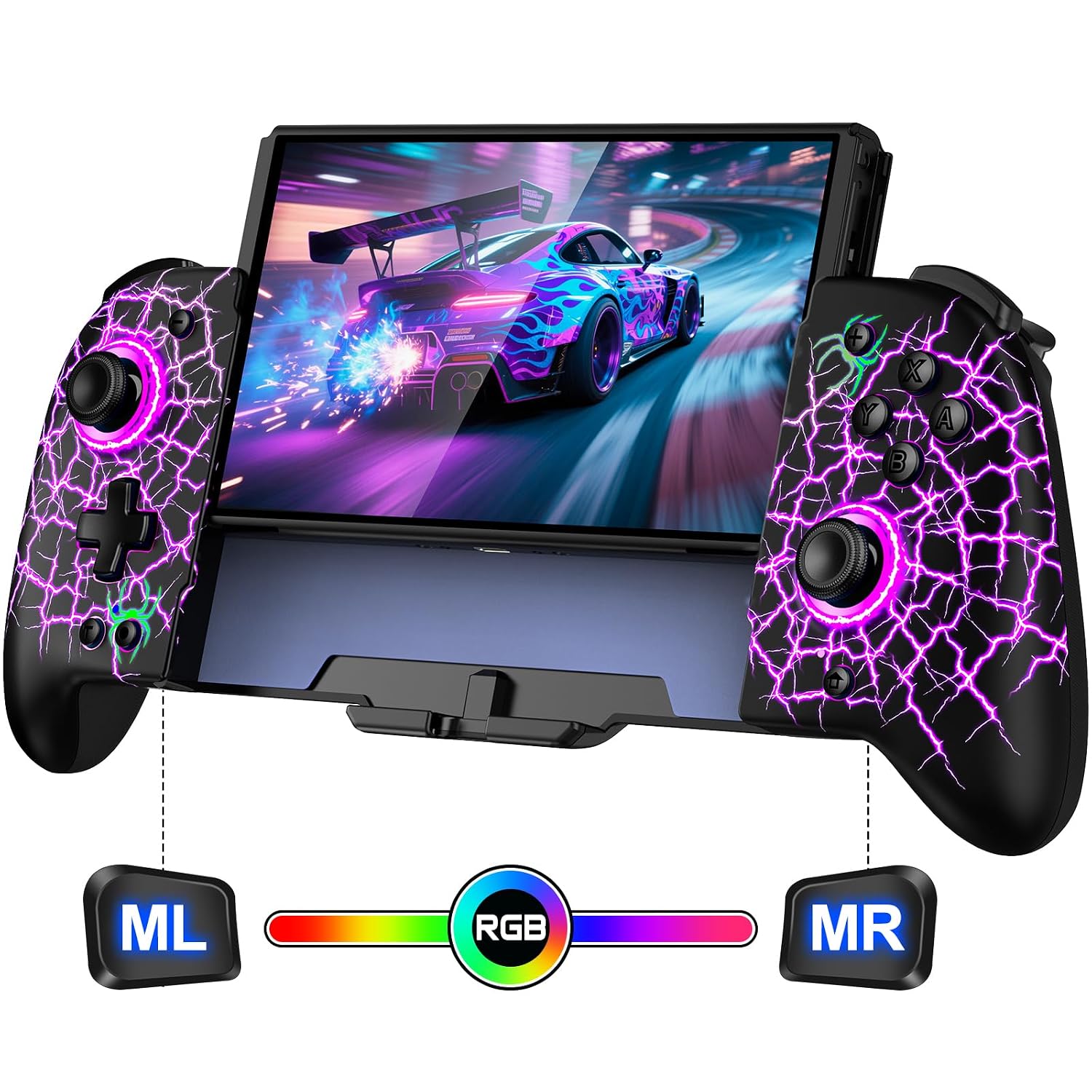 CONTROL PARA NINTENDO SWITCH SPICAN SWITCH PRO BLACK-SPIDER - 1