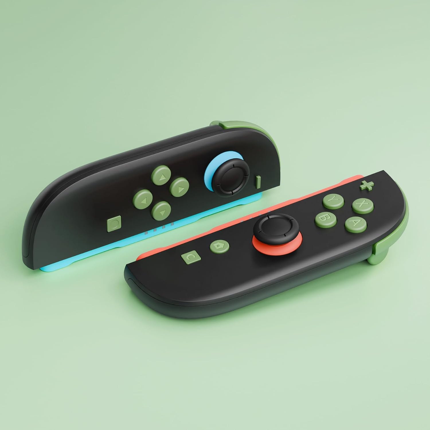 SET COMPLETO DE BOTONES DE REEMPLAZO EXTREMERATE PARA JOYCON 2 NINTENDO SWITCH 2 MATCHA VERDE - 4