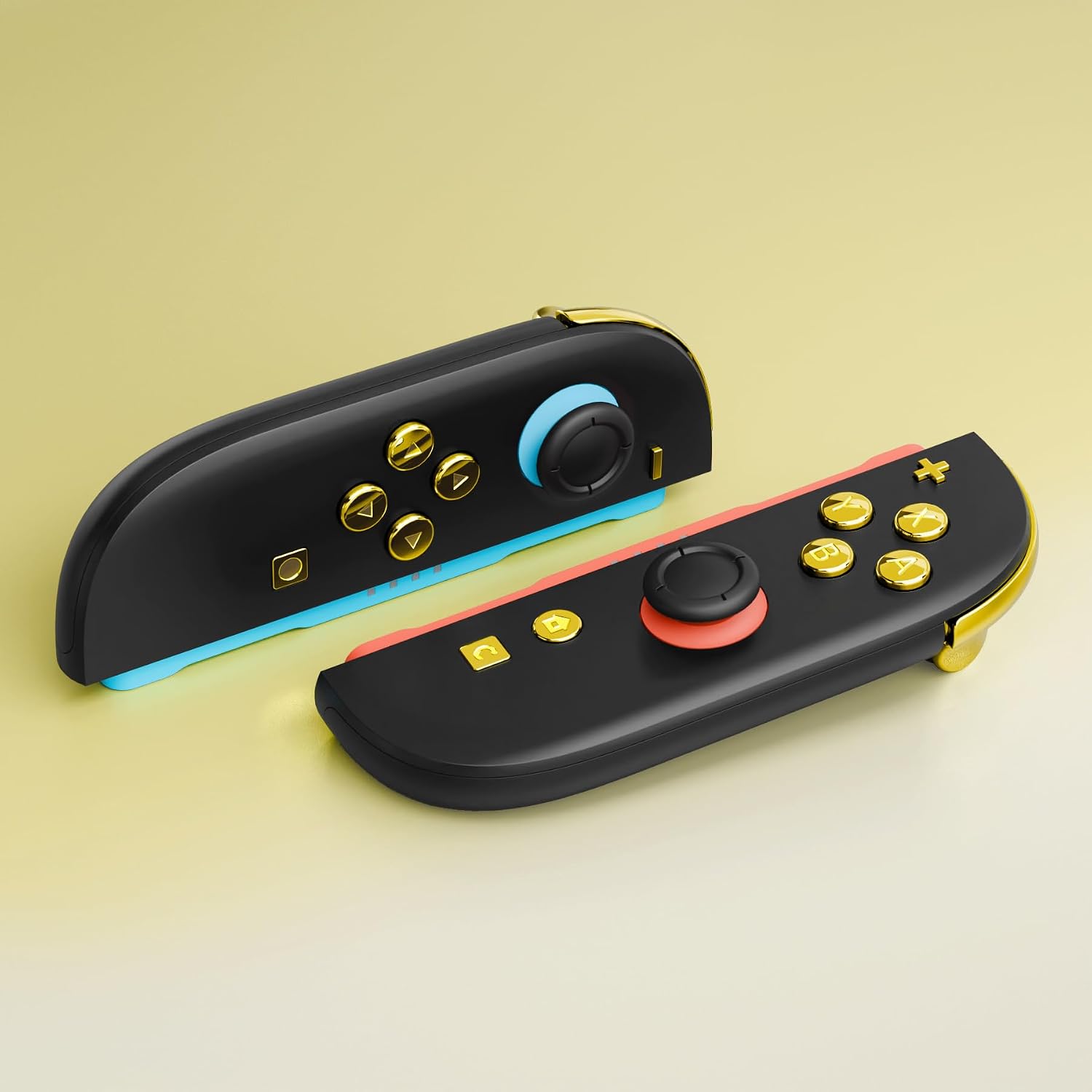 SET COMPLETO DE BOTONES DE REEMPLAZO EXTREMERATE PARA JOYCON 2 NINTENDO SWITCH 2 CROMO DORADO - 4
