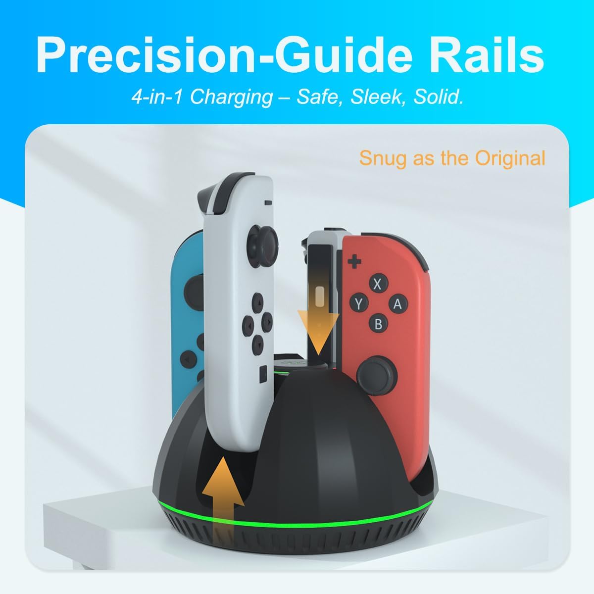BASE DE CARGA PURBHE PARA JOYCON NINTENDO SWITCH - 2