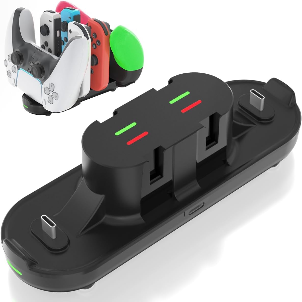 CARGADOR PARA CONTROLES SWITCH Y PS5 PURBHE 80CM - 1