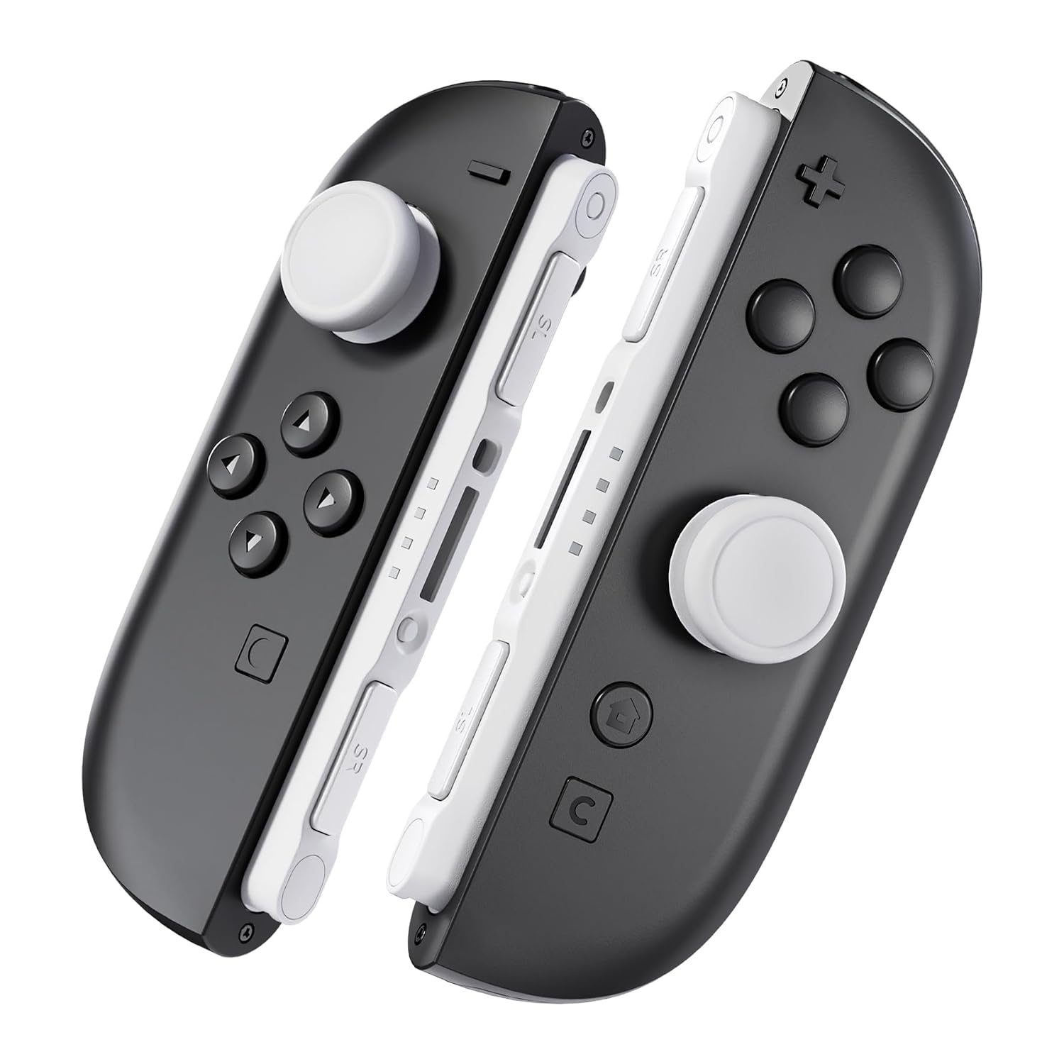 SET DE REEMPLAZO PARA JOYSTICK 3D Y BOTONES LATERALES EXTREMERATE PARA NINTENDO SWITCH 2 BLANCO - 3