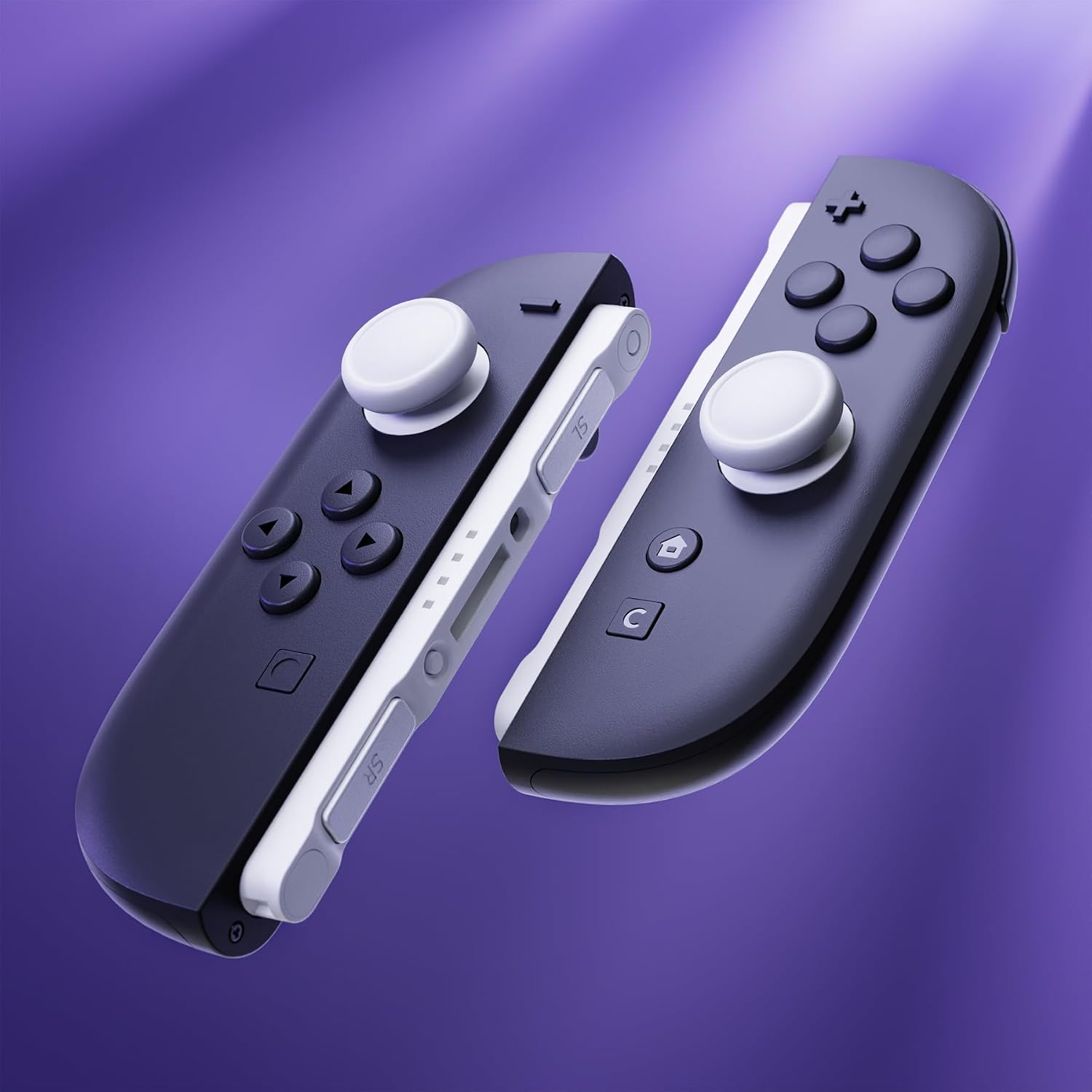SET DE REEMPLAZO PARA JOYSTICK 3D Y BOTONES LATERALES EXTREMERATE PARA NINTENDO SWITCH 2 BLANCO - 4