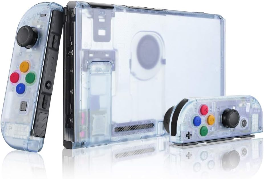 CARCASA Y BOTONES DE REEMPLAZO EXTREMERATE PARA NINTENDO SWITCH GLACIER BLUE - 3
