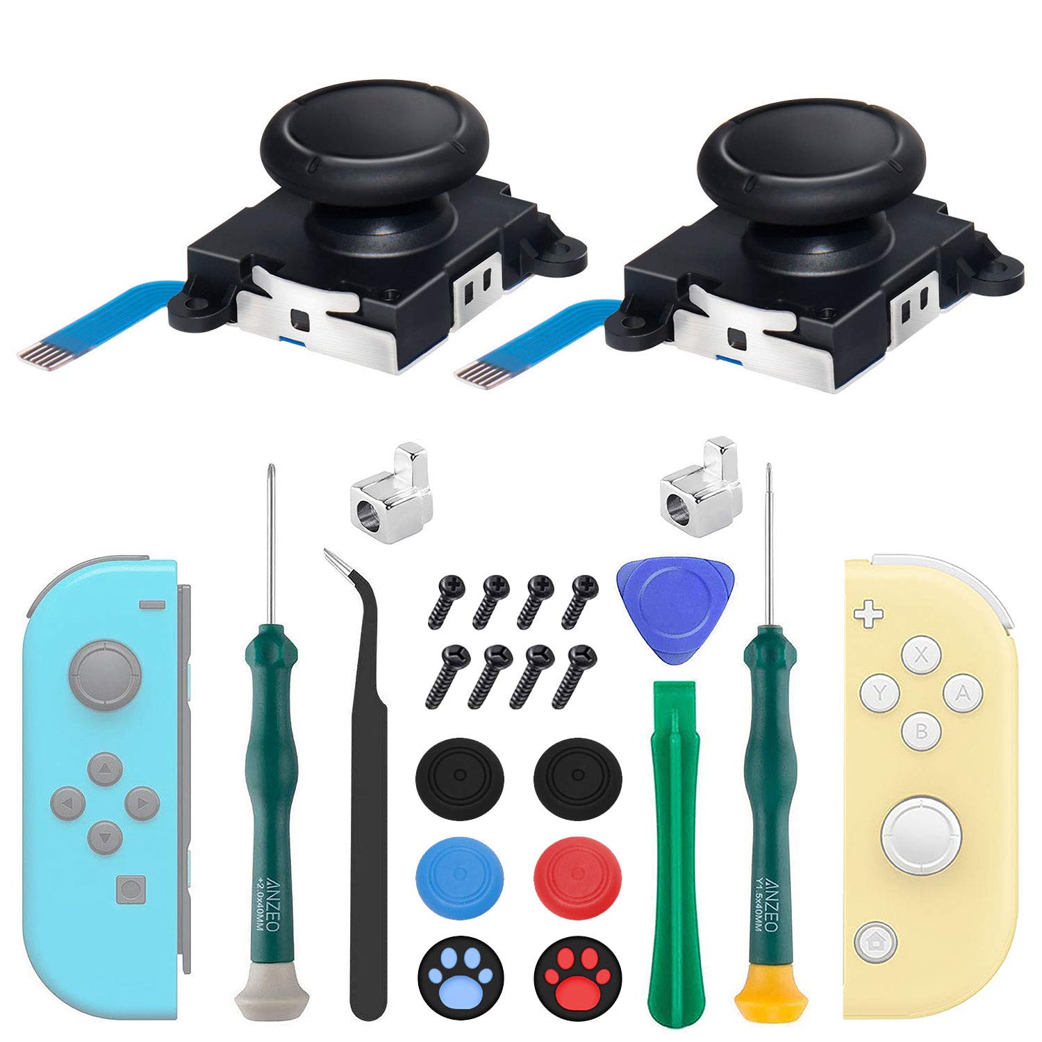 KIT DE REPARACIÓN DE JOYSTICK LONANDY PARA NINTENDO SWITCH 2 UNIDADES - 1