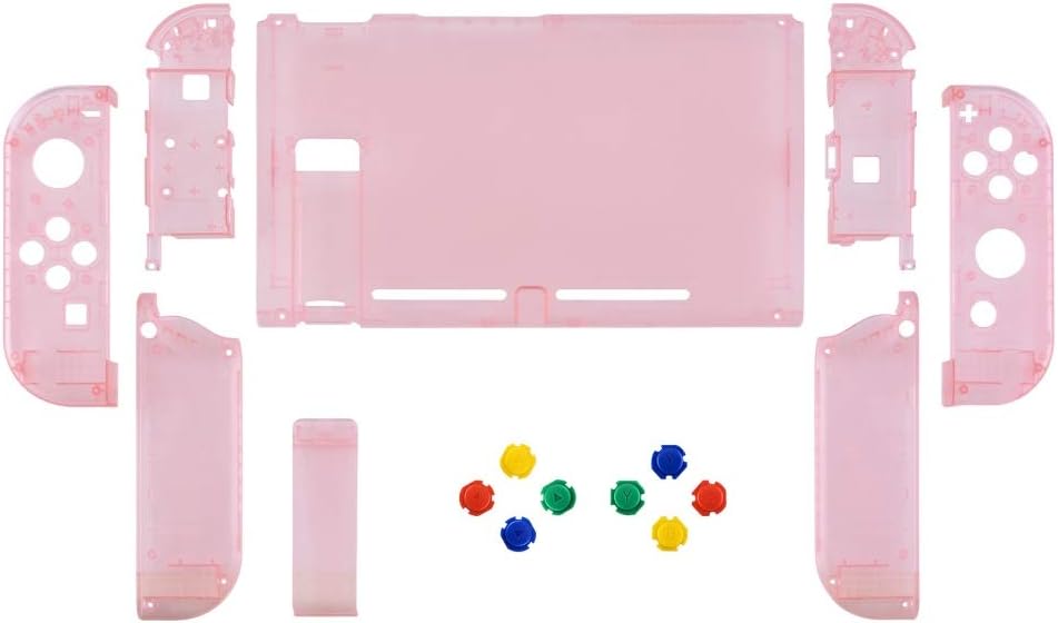 CARCASA Y BOTONES DE REEMPLAZO EXTREMERATE PARA NINTENDO SWITCH CHERRY PINK - 2