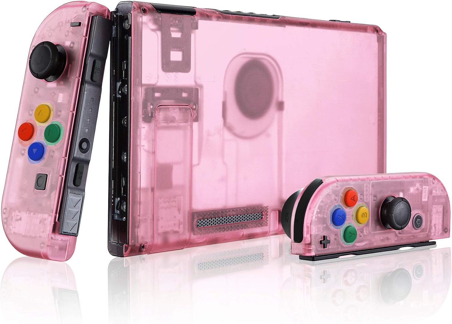 CARCASA Y BOTONES DE REEMPLAZO EXTREMERATE PARA NINTENDO SWITCH CHERRY PINK - 3