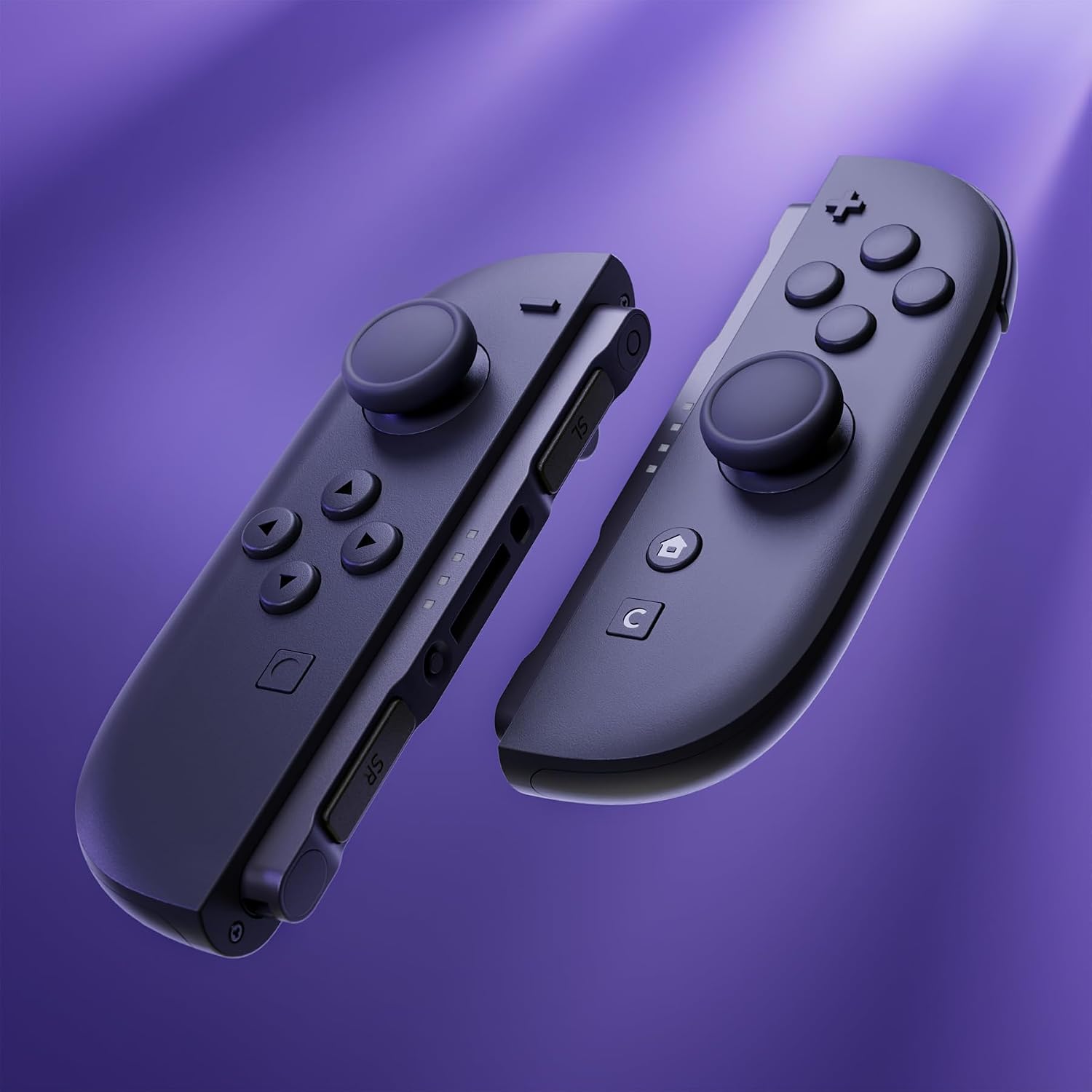 SET DE REEMPLAZO PARA JOYSTICK 3D Y BOTONES LATERALES EXTREMERATE PARA NINTENDO SWITCH 2 NEGRO - 4