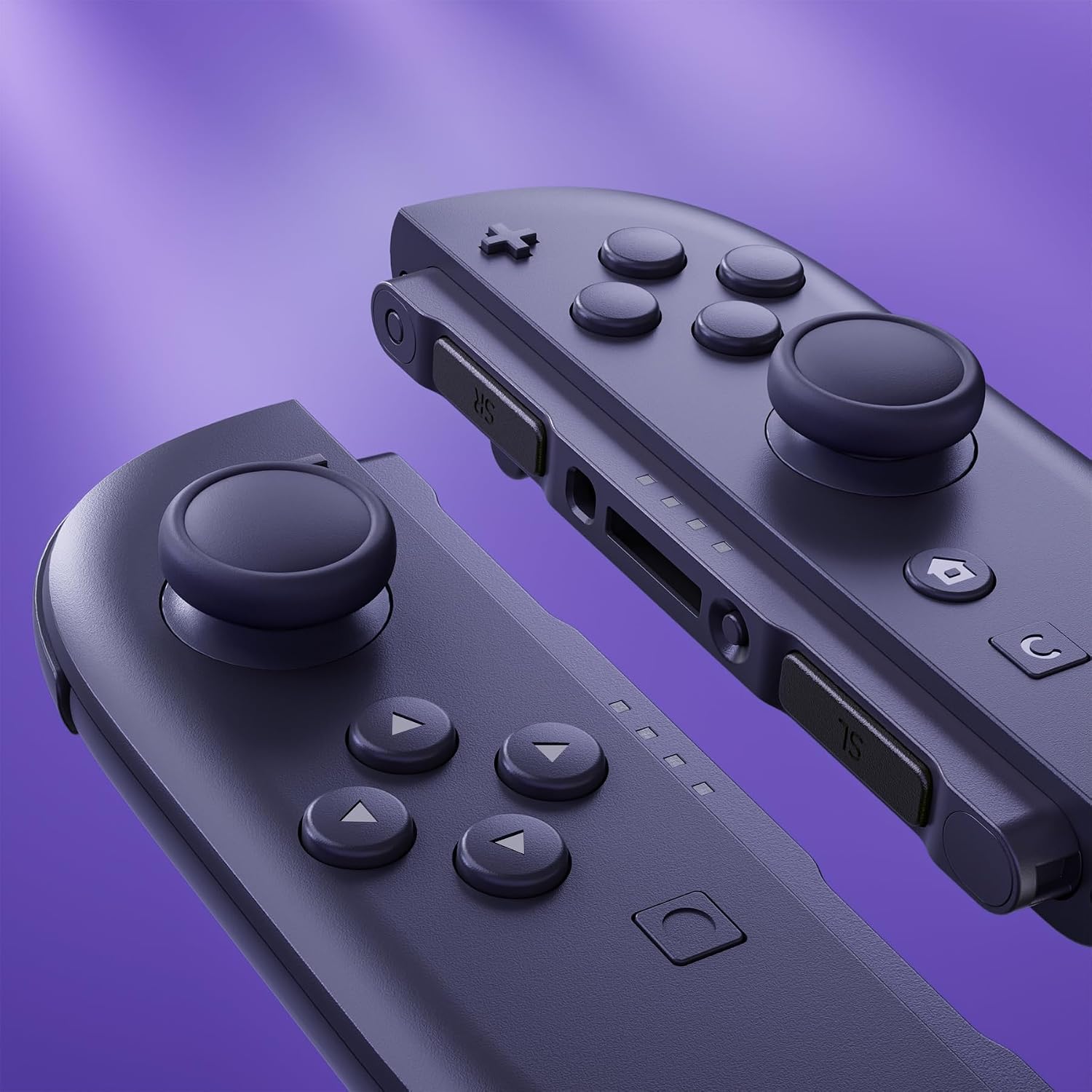 SET DE REEMPLAZO PARA JOYSTICK 3D Y BOTONES LATERALES EXTREMERATE PARA NINTENDO SWITCH 2 NEGRO - 5
