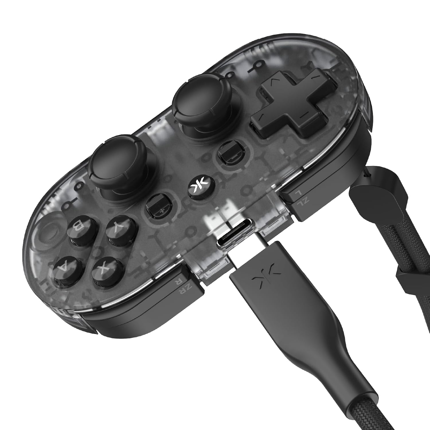 MANDO INALÁMBRICO MINI CRKD ATOM+ SMOKE BLACK PARA NINTENDO SWITCH 2, SWITCH OLED, IOS, ANDROID, PC Y SMART TV - 5