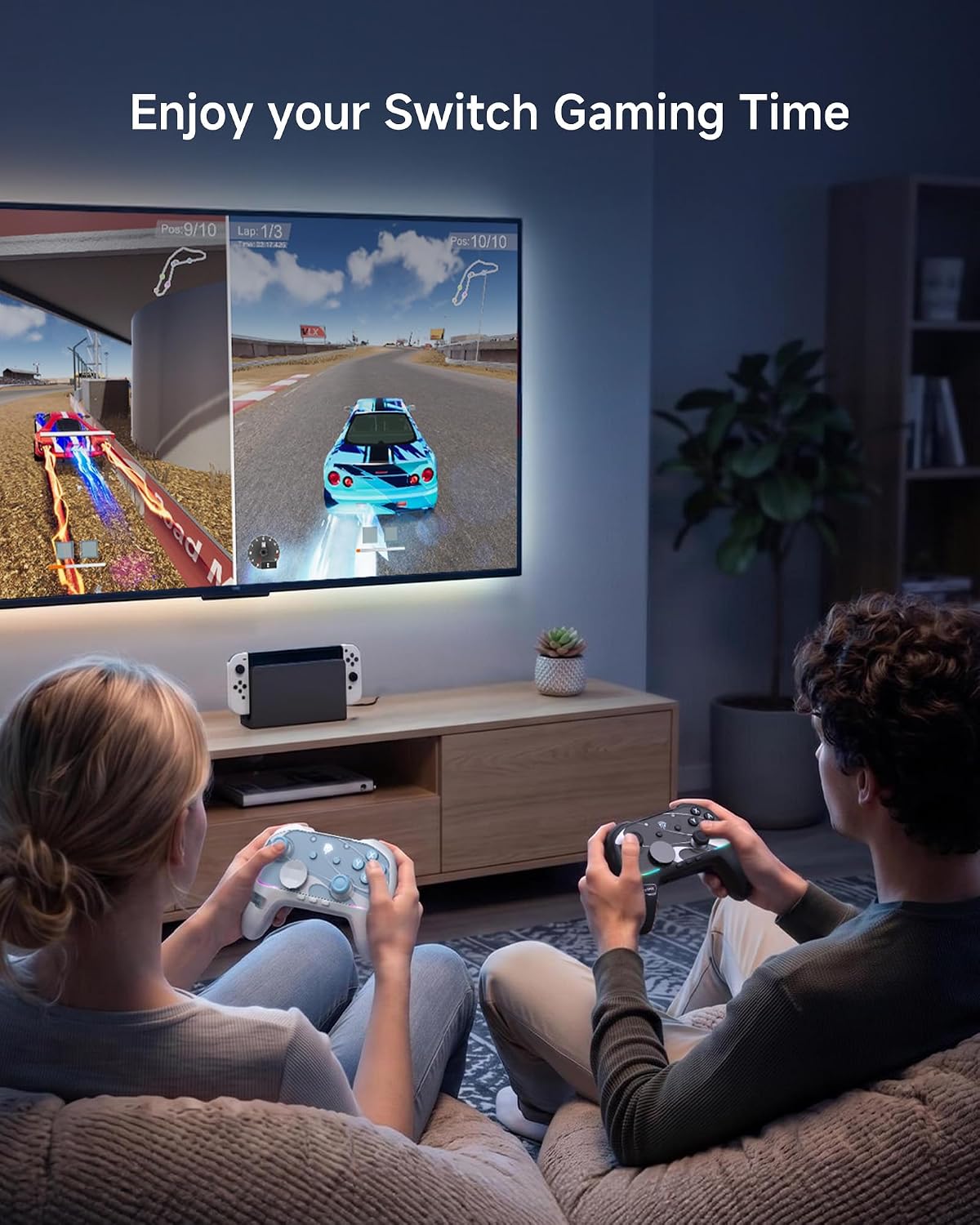 MANDO INALÁMBRICO EASYSMX S10 ELITE PARA SWITCH 2 CON FUNCIÓN ONE-KEY WAKE-UP - 5