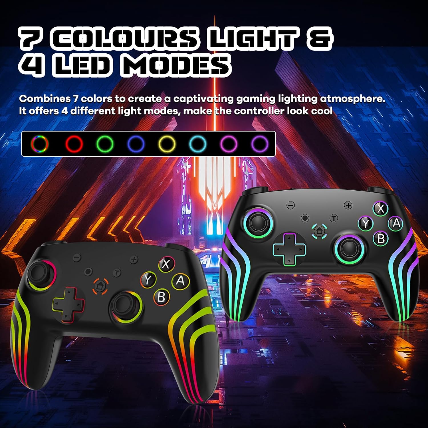 MANDO INALÁMBRICO MYSTILUCK PRO PARA SWITCH/SWITCH 2/LITE/OLED/PC - 2