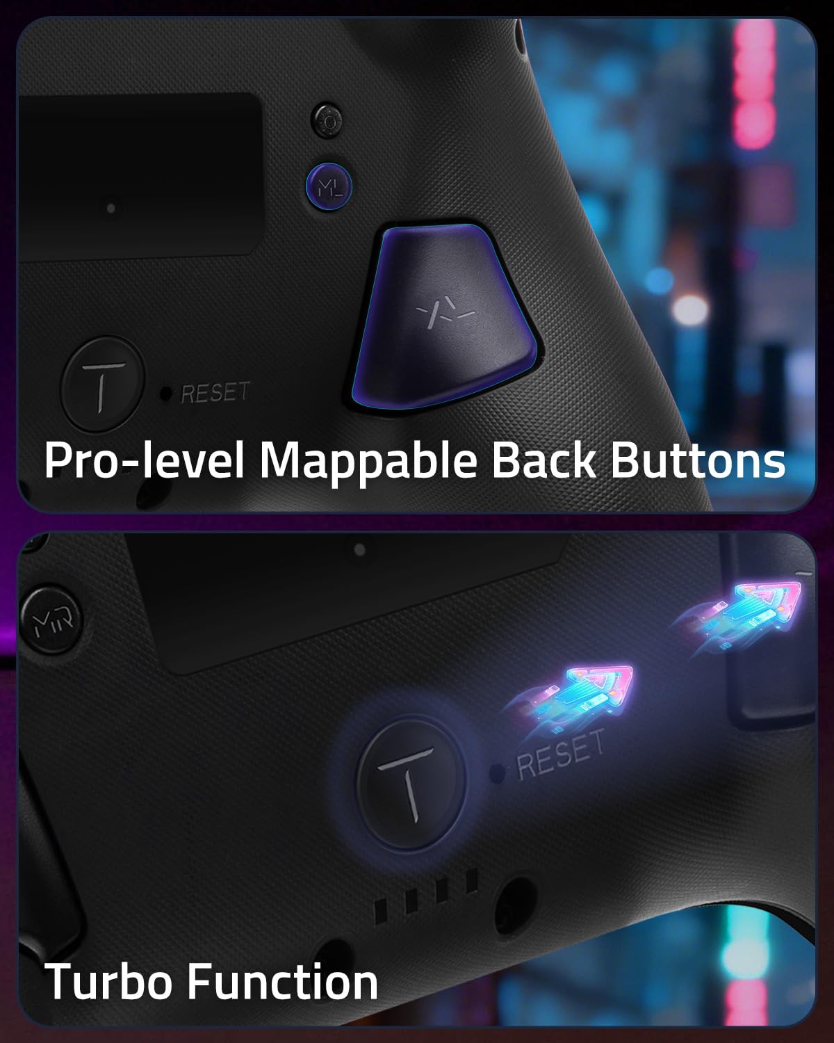 MANDO INALÁMBRICO FUNLAB FIREFLY Z PARA SWITCH 2/OLED/LITE CON BOTONES PROGRAMABLES Y CONTROL POR MOVIMIENTO - 5