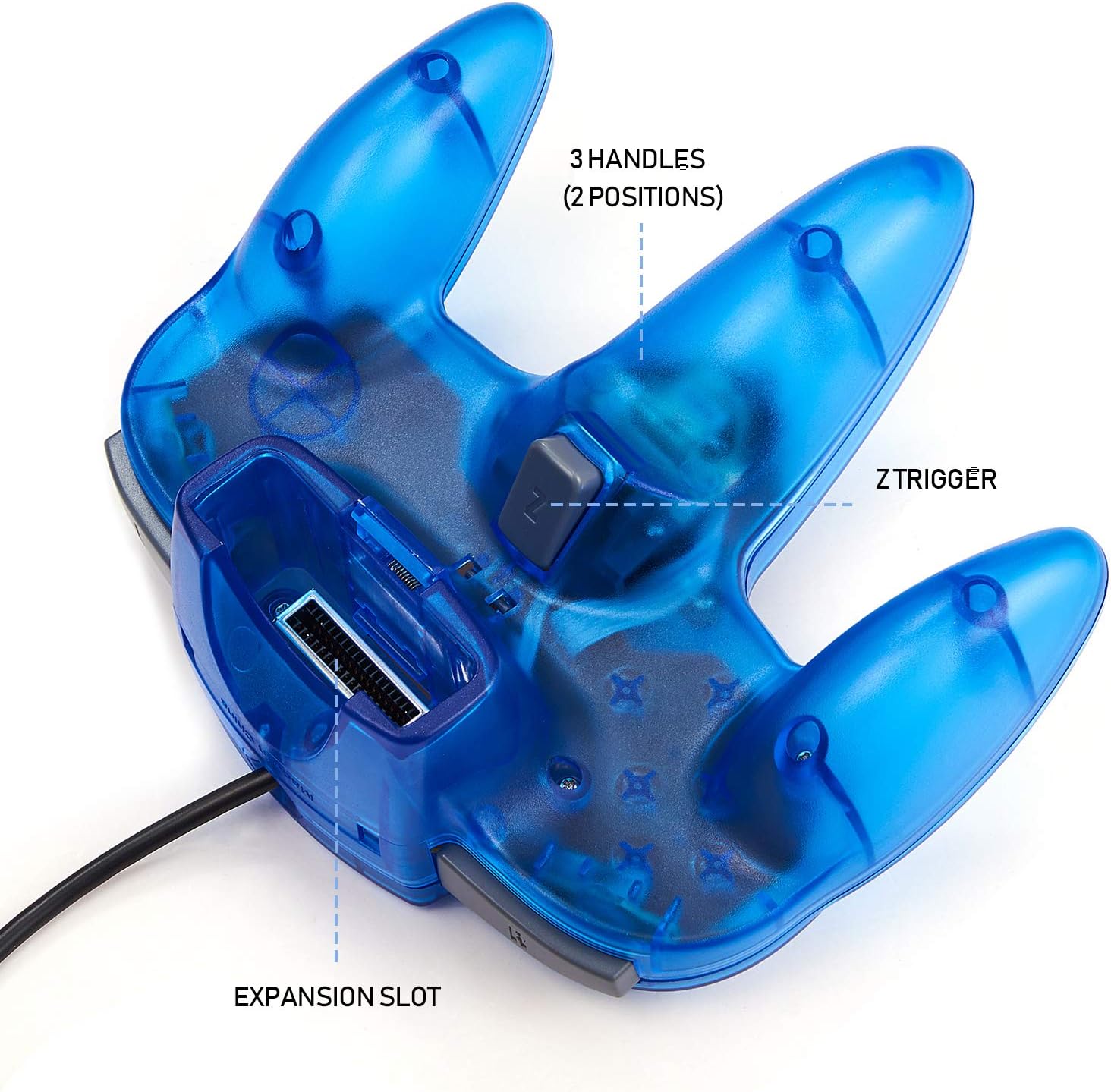 CONTROLADOR CLÁSICO MIADORE N64 CON CABLE PACK DE 4 - 4