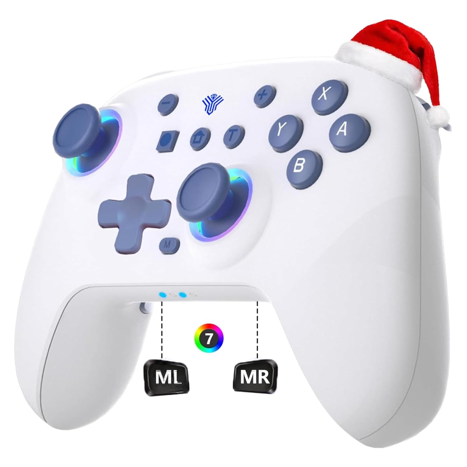 MANDO SZYUYU SWITCH PRO INALÁMBRICO CON LUCES LED PARA NINTENDO SWITCH, SWITCH OLED, SWITCH LITE Y PC - 1