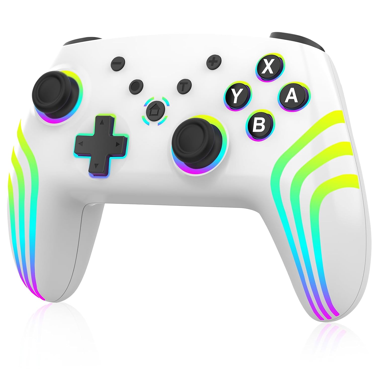 CONTROL INALÁMBRICO MYSTILUCK PRO PARA SWITCH/SWITCH 2/LITE/OLED/PC BLANCO - 1